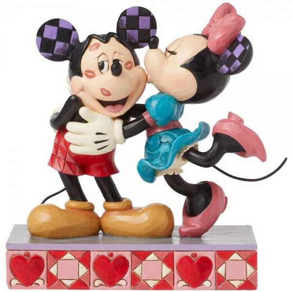Hugs & Kisses Mickey & Minnie Love Figurine